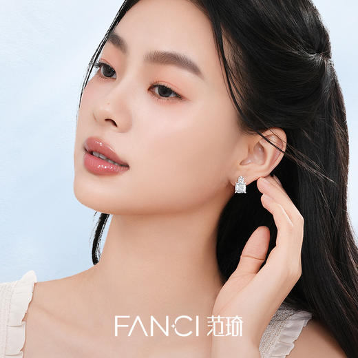 Fanci范琦 人鱼泪珠小众轻奢首饰 925银耳钉 商品图4