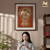 铜师傅 手工錾刻 唐卡《大日如来》客厅玄关画沙发背景墙装饰挂画 商品缩略图4
