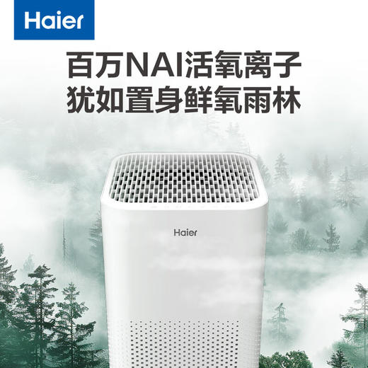 海尔（Haier）空气净化器除甲醛家用除烟味除猫毛UV除菌家用母婴小型负离子净化机KJ500F-A01U1 商品图6