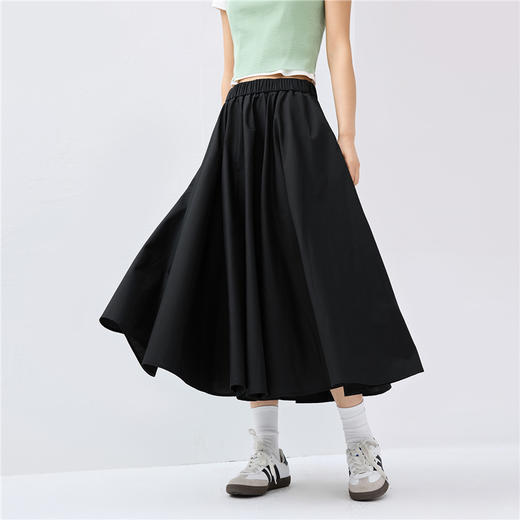 佐丹奴女装大裙摆松紧腰梭织半身裙13465213 商品图1
