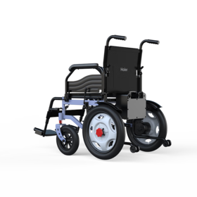 海尔电动轮椅老人全自动轻便可折叠旅行轮椅折叠老人轻便旅行手推车 电动轮椅JRWD1601U-Li12/JRWD1601U-Li20