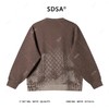 9516SDSA秋季新款男士痞帅韩版简约撞色印花菱形套头圆领卫衣宽松百搭 商品缩略图5