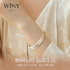 Winy 9999足银花影草语手镯银色描金滴胶工艺配证书送妈妈婆婆节日生日礼物 商品缩略图5
