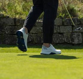 【高尔夫健步G5】ECCO爱步男子高尔夫球鞋 有钉152314透气排湿软弹