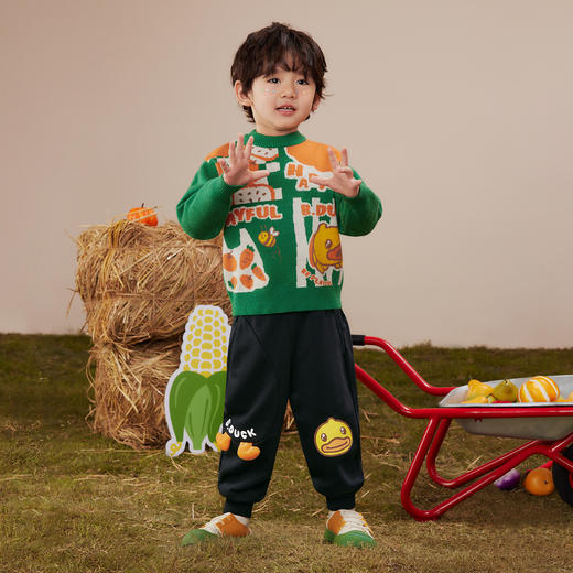 B.Duck小黄鸭童装春秋休闲针织裤90-130 BF3663091 商品图1