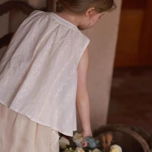 裁缝学苑TH07苎麻背心儿童娃娃衫纸样阔腿裤套装童装样板图纸 商品图4