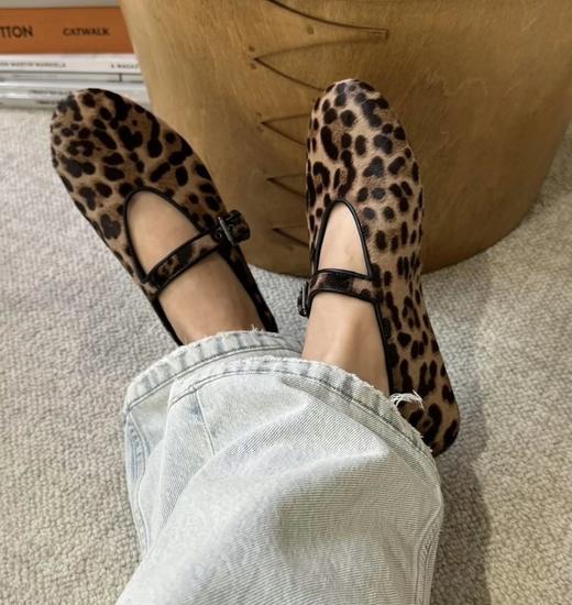 暴走单鞋超软！老渠道  豹纹玛丽珍单鞋  四季百搭 商品图0