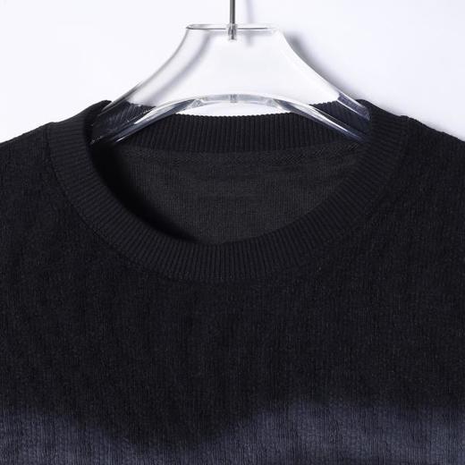 9525SDSA秋季新款男士痞帅潮牌撞色简约立体套头圆领卫衣轻奢宽松上衣 商品图2