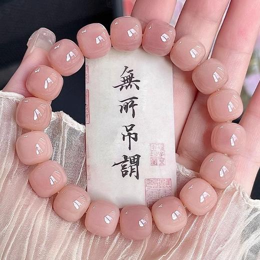 天然菩提根手串 【捡漏！26.9抢！】粉紫温柔风💜天然菩提根手串，老师傅精工打磨，每颗都是匠心之作✨女生必备文玩小心机！ 商品图2