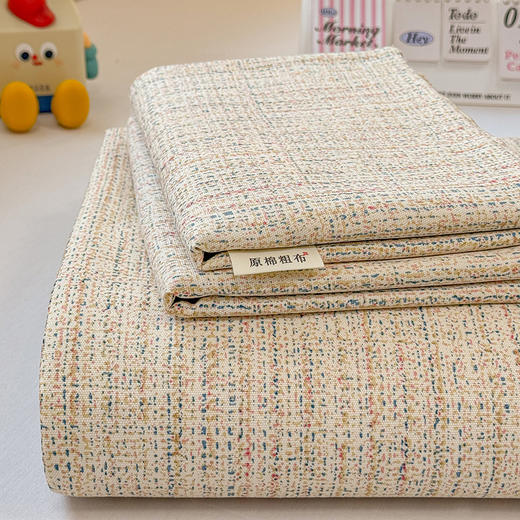【品牌直发】加倍生活 新款原棉老粗布床单三件套 传统织造工艺 72道工序处理 传统粗布凉席 耐磨耐用 贴身柔软 商品图5