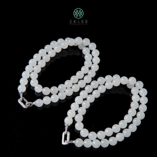 S925和田玉项链-圆珠项链约9.5 商品图0