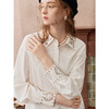 两三事 雪栈冷香 2025秋季新款文艺风绣花翻领长袖衬衫女宽松 商品缩略图2