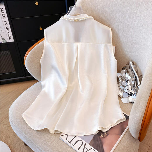 A34730高品质减龄中年女气质马甲背心女夏季国风无袖上衣新中式马夹坎肩 商品图3