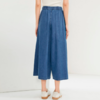 佐丹奴裙子女装纯棉薄牛仔半松紧腰阔腿七分裙裤 13425303 商品缩略图3