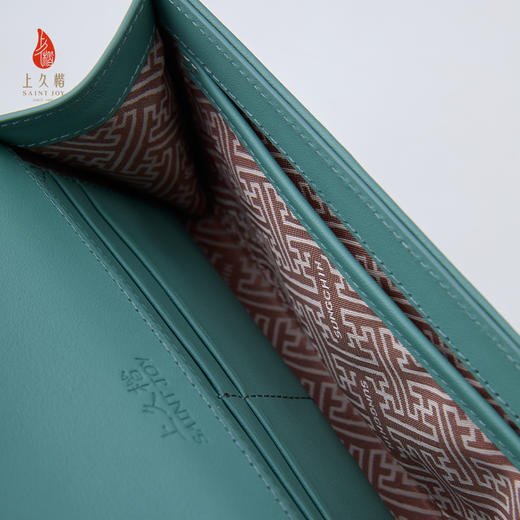 SAINTJOY/上久楷 新中式宋锦女士手包 晴春蝶戏图 BWS25B0301 商品图4