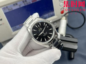 欧米茄VS海马150米系列 黑色盘 3点位日历 男士腕表