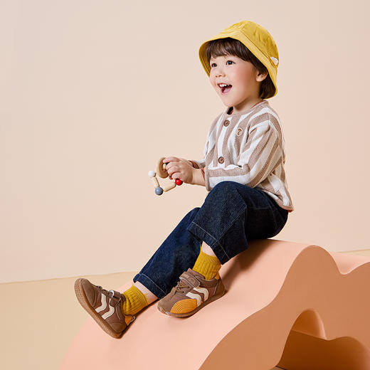 B.Duck小黄鸭童鞋春秋软底机能德训鞋22-30 B3686949 商品图4