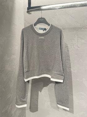 女款假两件长袖T恤020