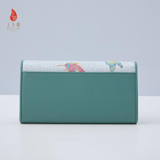 SAINTJOY/上久楷 新中式宋锦女士手包 晴春蝶戏图 BWS25B0301 商品图1