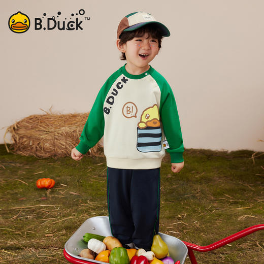 【套装】B.Duck小黄鸭童装春秋休闲外服套装90-130 BF3681002 商品图1
