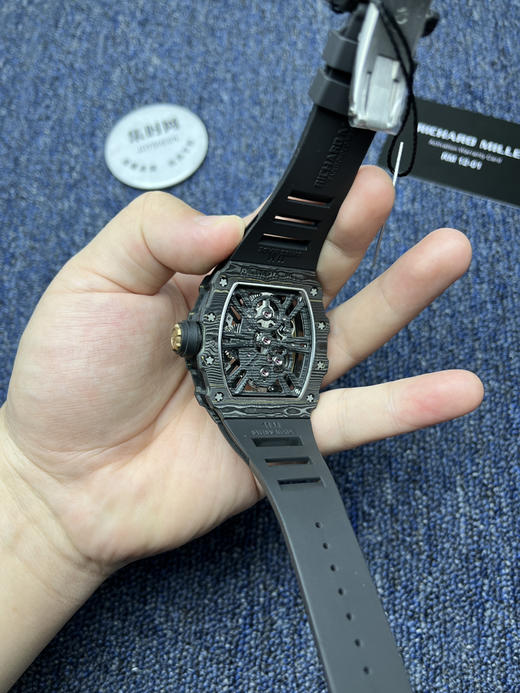 『RICHARDMILLE』理查德米勒RM12-01碳纤维壳 真陀飞轮腕表 商品图6