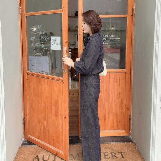 （老板自留超软麻牛仔）火桐hooton2025秋季新款 亚麻牛仔套装 商品图5