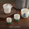【印象武夷】羊脂玉瓷菩提杯/般若杯/冰种玉瓷茶具套组/旅行茶具套组，徐建勇大师签章 品质保证 洁白细腻 温润如玉，精美包装 gao端佳礼 商品缩略图6