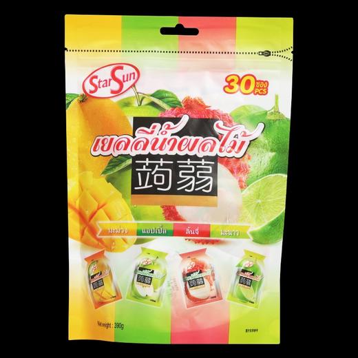 蒟蒻什锦果味可吸果冻390g 商品图0