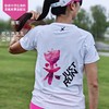 冠军银杏叶超轻透气速干运动户外马拉松跑步短袖女白科技面料 商品缩略图2