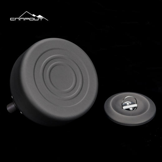 户外烧水壶野营茶壶野外炉具便携烧水燃气水壶1.4L铝壶 商品图3