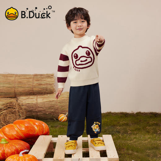 B.Duck小黄鸭童装春秋衣毛衫针织衫90-130 BF3612005 商品图1