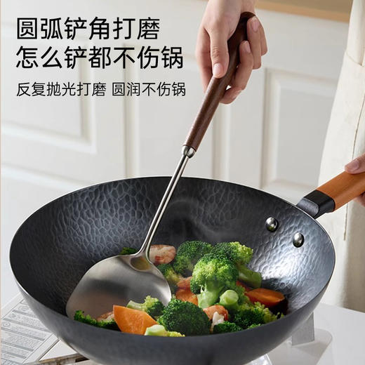 不锈钢胡桃木锅铲 商品图4