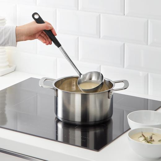 IKEA 汤勺 不锈钢/黑色 商品图1