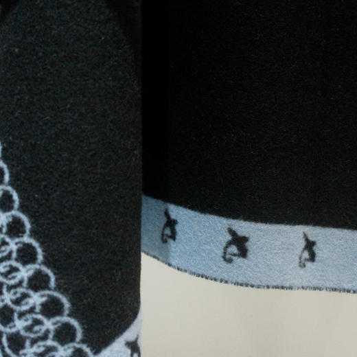 抵羊粗纺羊毛套头披肩 商品图3