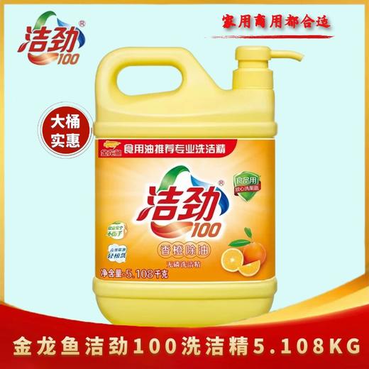 洁劲100香橙除油洗洁精5.018 商品图0