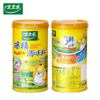 太太乐鸡精调味料罐装 加倍提鲜 撒粉盖罐装227g /粮油调味 /调味品 /味精/鸡精 商品图7