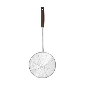 IKEA 漏勺 不锈钢/胡桃木