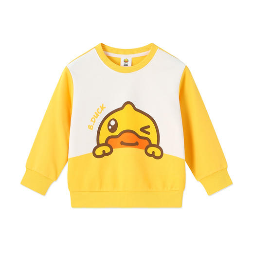 B.Duck小黄鸭童装春秋套头卫衣105-140 BF3608091 商品图3