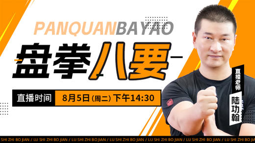 【8月5日】盘拳八要 商品图0