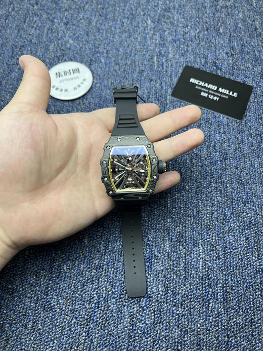 『RICHARDMILLE』理查德米勒RM12-01碳纤维壳 真陀飞轮腕表 商品图8
