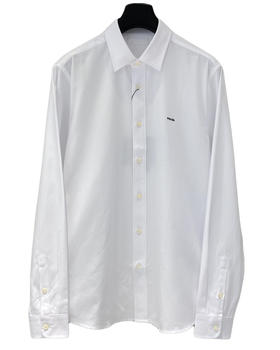 男款棉质logo刺绣长袖衬衣020