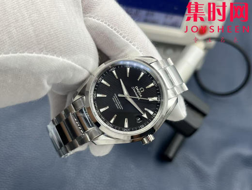 欧米茄VS海马150米系列 黑色盘 3点位日历 男士腕表 商品图2