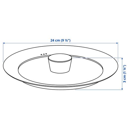 IKEA 盖 玻璃 24厘米 商品图4