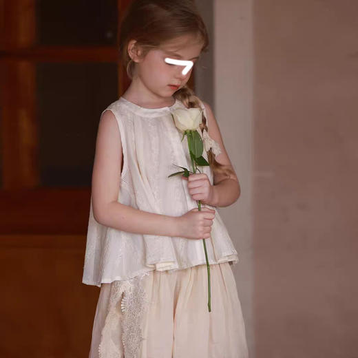 裁缝学苑TH07苎麻背心儿童娃娃衫纸样阔腿裤套装童装样板图纸 商品图3