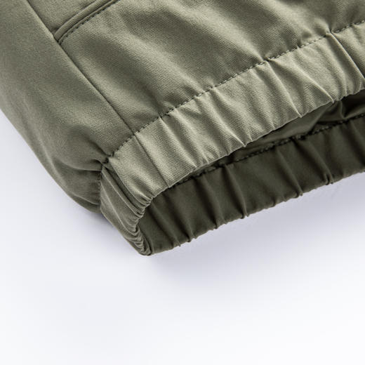 圣得西男士落肩立领夹克2025年秋季新款易打理几何拼接休闲外套 商品图11