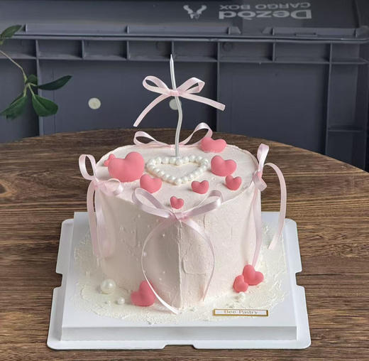简约爱心蛋糕D款 心形 纪念日 商品图0