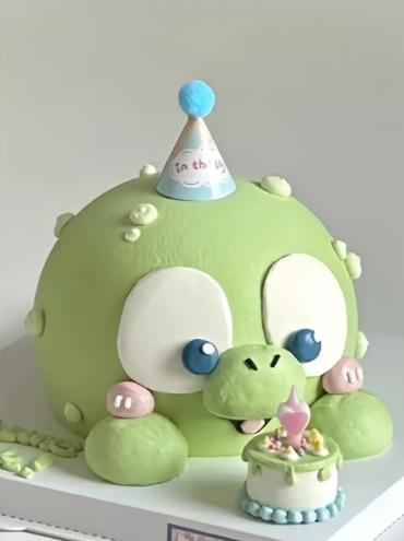 多款式~迪士尼olu奥乐米拉龟麦当劳金拱门卡通蛋糕-低糖处理无添加 商品图1