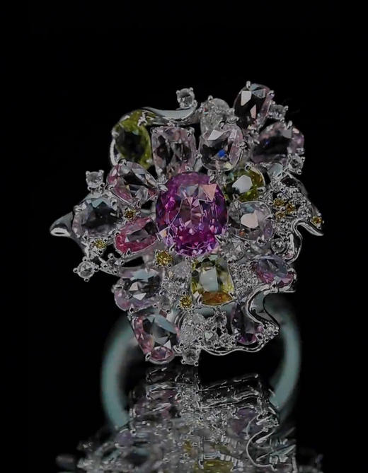 繁花之粉蓝宝 商品图0