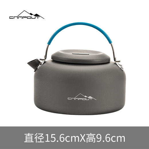 户外烧水壶野营茶壶野外炉具便携烧水燃气水壶1.4L铝壶 商品图4