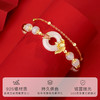 Winys925银和田玉金鲤戏莲手链配证书送女友闺蜜节日生日礼物 商品缩略图1